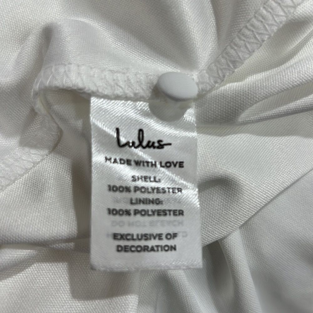 Lulu's White Halter Midi Dress - Picture 15 of 16